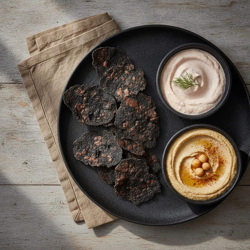 Tuiles de sarrasin salées apéro sans gluten