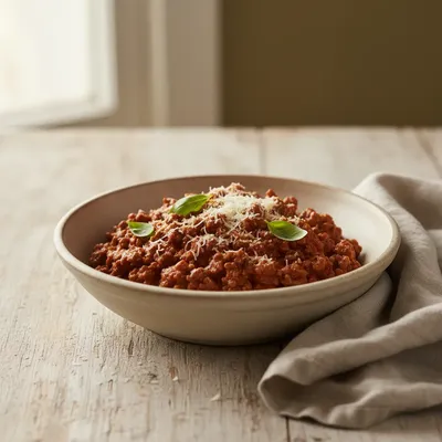 Le Véritable Ragù à la Bolognaise, Mijoté Longuement