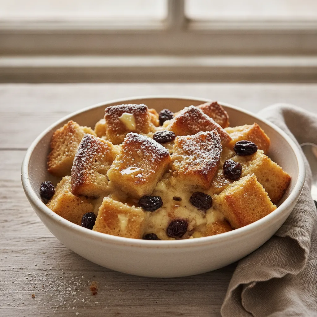 Bread and butter pudding irlandais