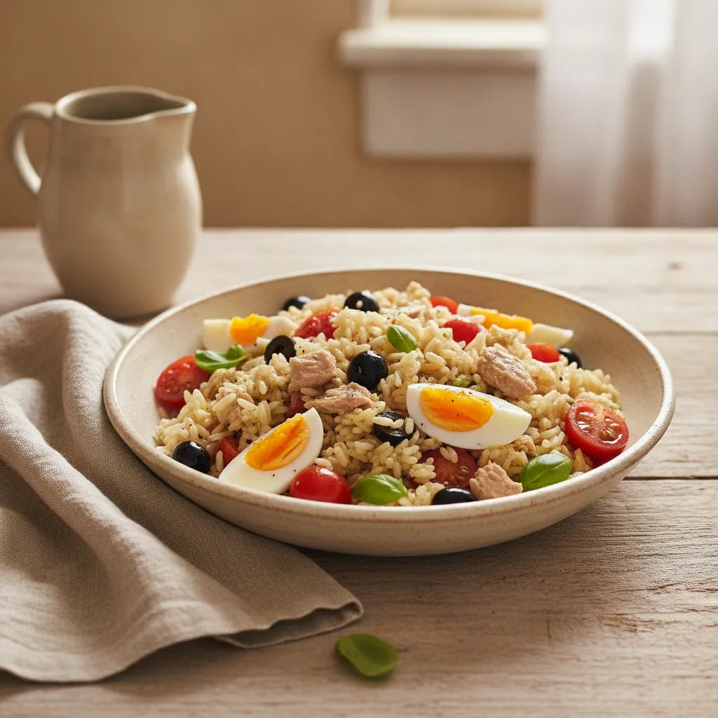 Salade de riz niçoise