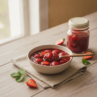 Confiture de fraises maison