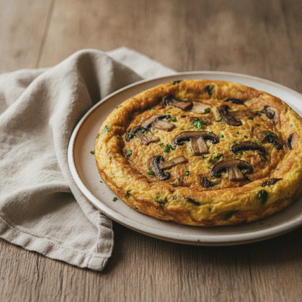 Frittata aux champignons