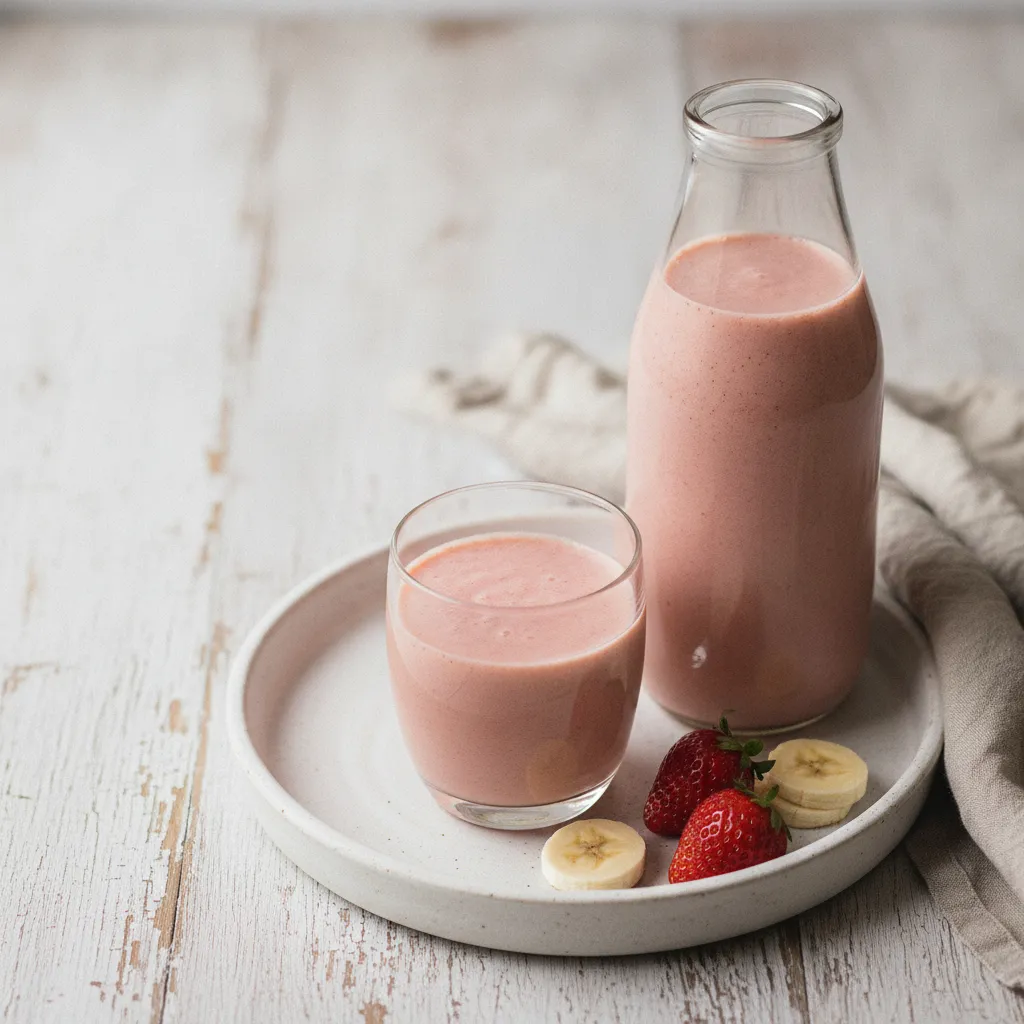 Smoothie fraise-banane