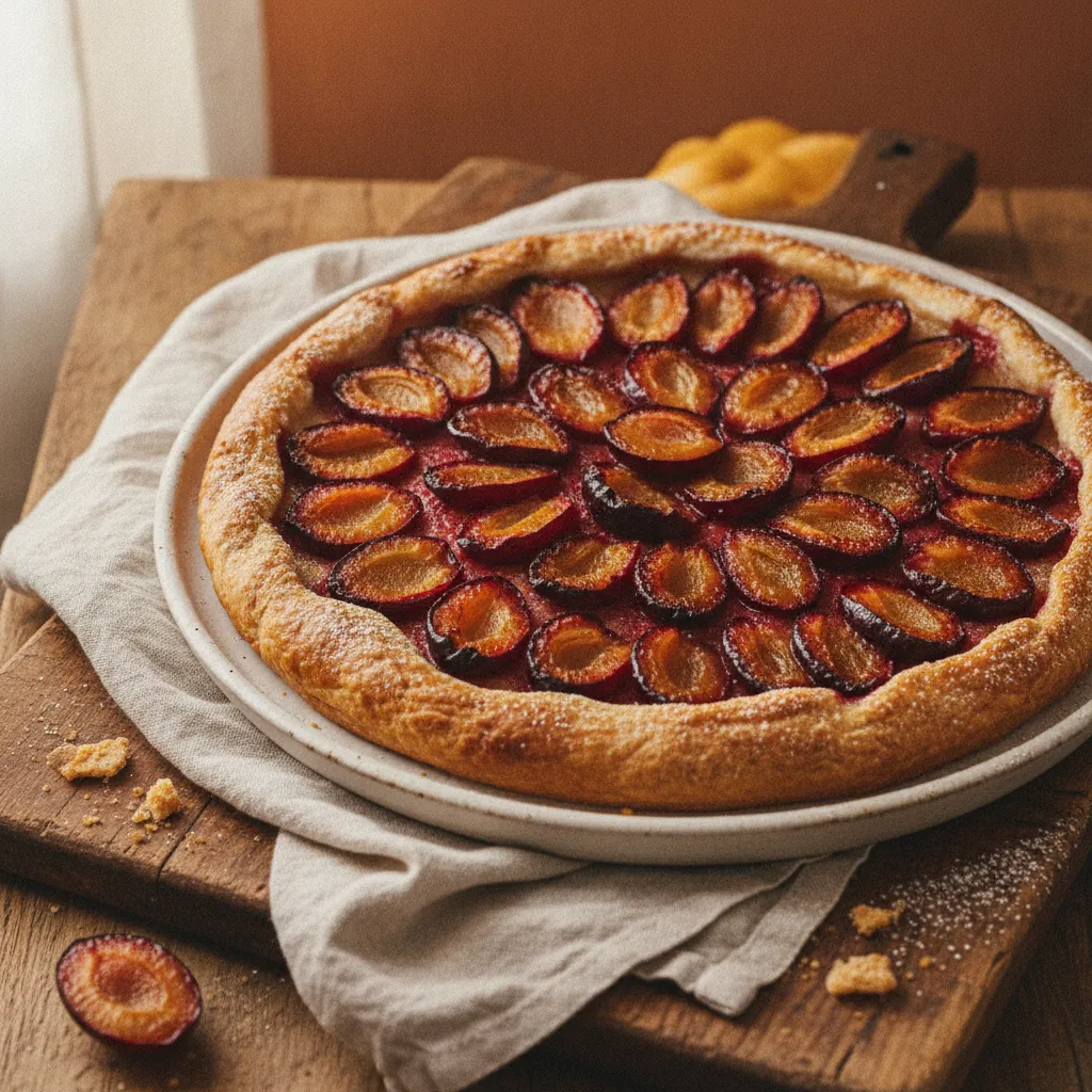 Tarte aux quetsches