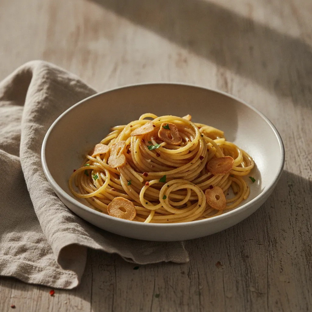 Spaghetti aglio e olio