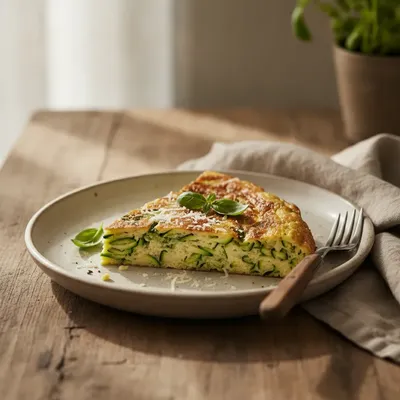 Frittata aux courgettes et parmesan