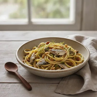 Pâtes aux sardines à la sicilienne