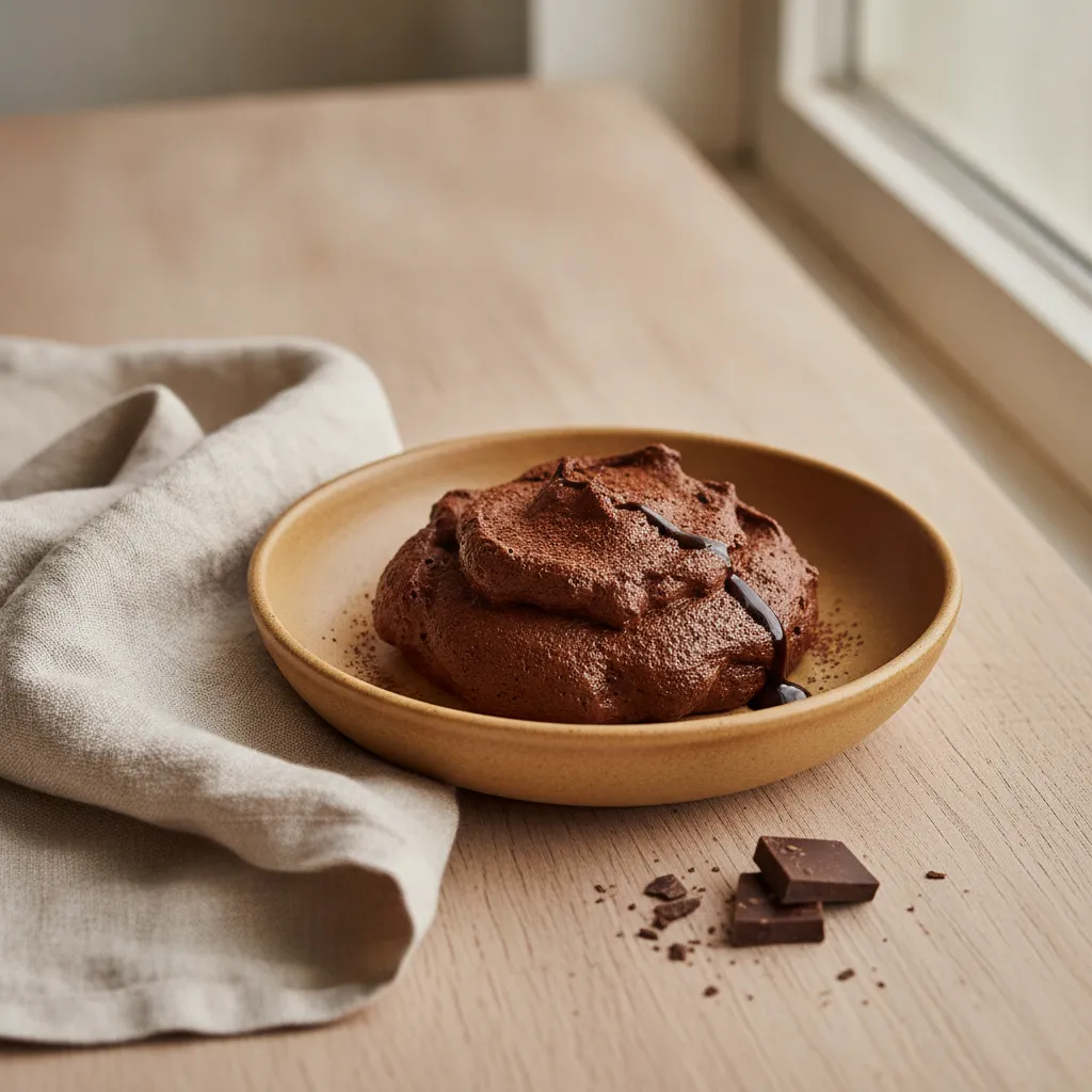 Mousse au chocolat classique