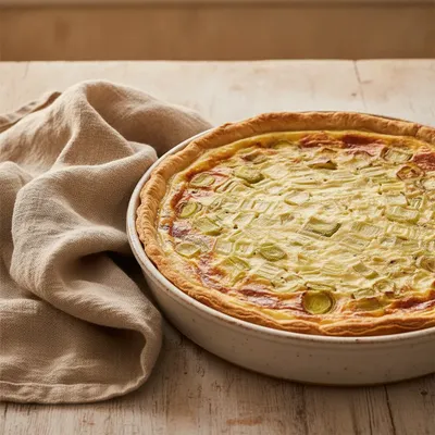 Quiche aux poireaux