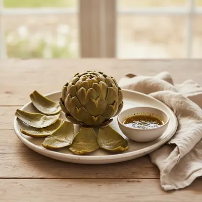 Artichauts à la vinaigrette