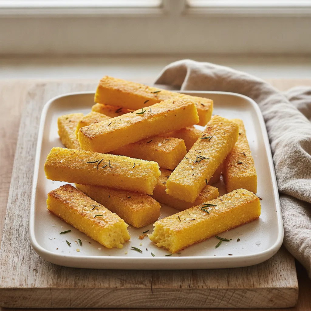 Frites de polenta croustillantes