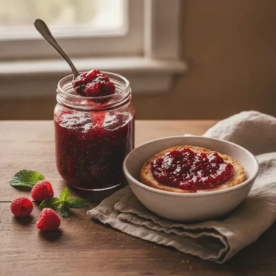 Confiture de framboises