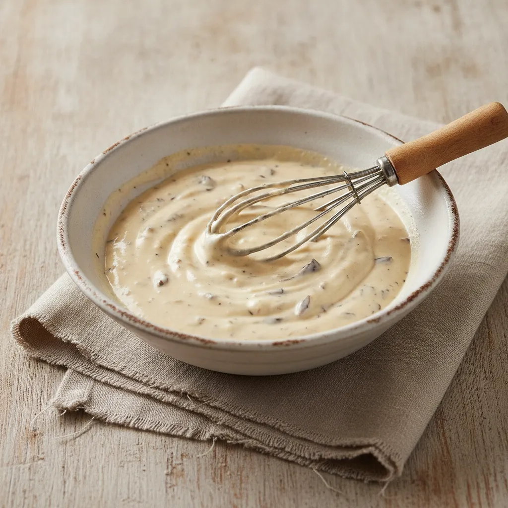 Vinaigrette César maison