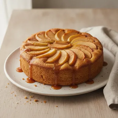 Gâteau renversé aux pommes