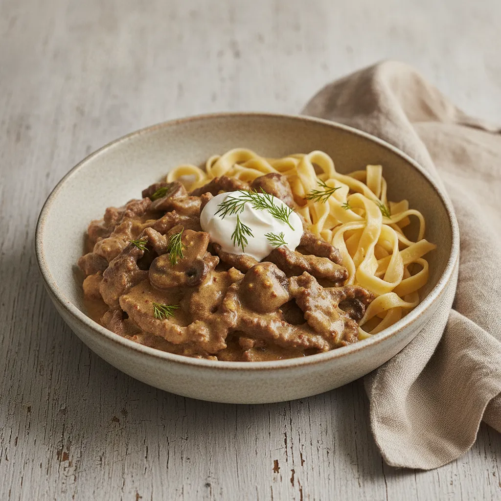 Bœuf Stroganoff