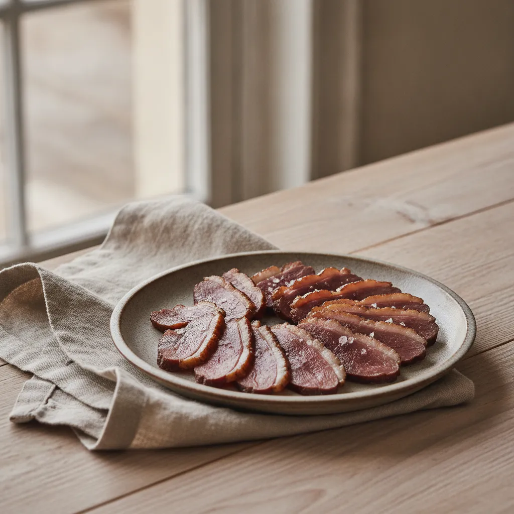 Magret de canard séché maison