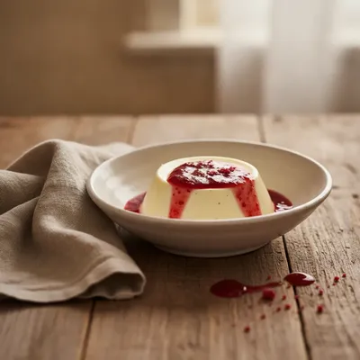 Panna cotta à la vanille
