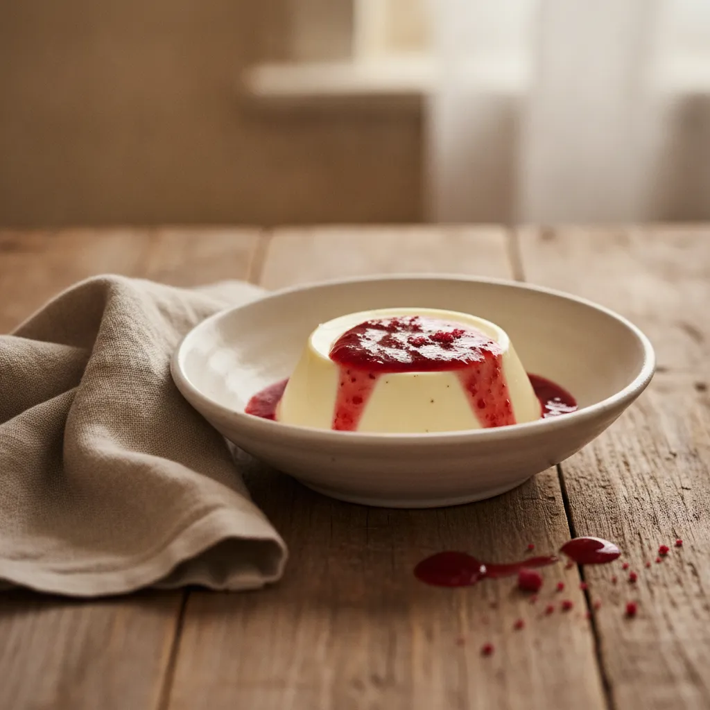Panna cotta à la vanille