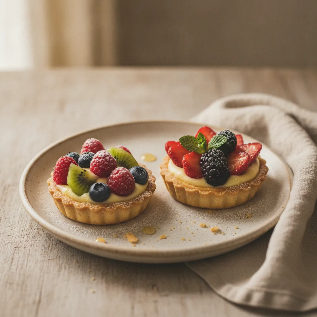 Tartelettes aux fruits frais