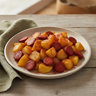Pommes de terre sautées au chorizo