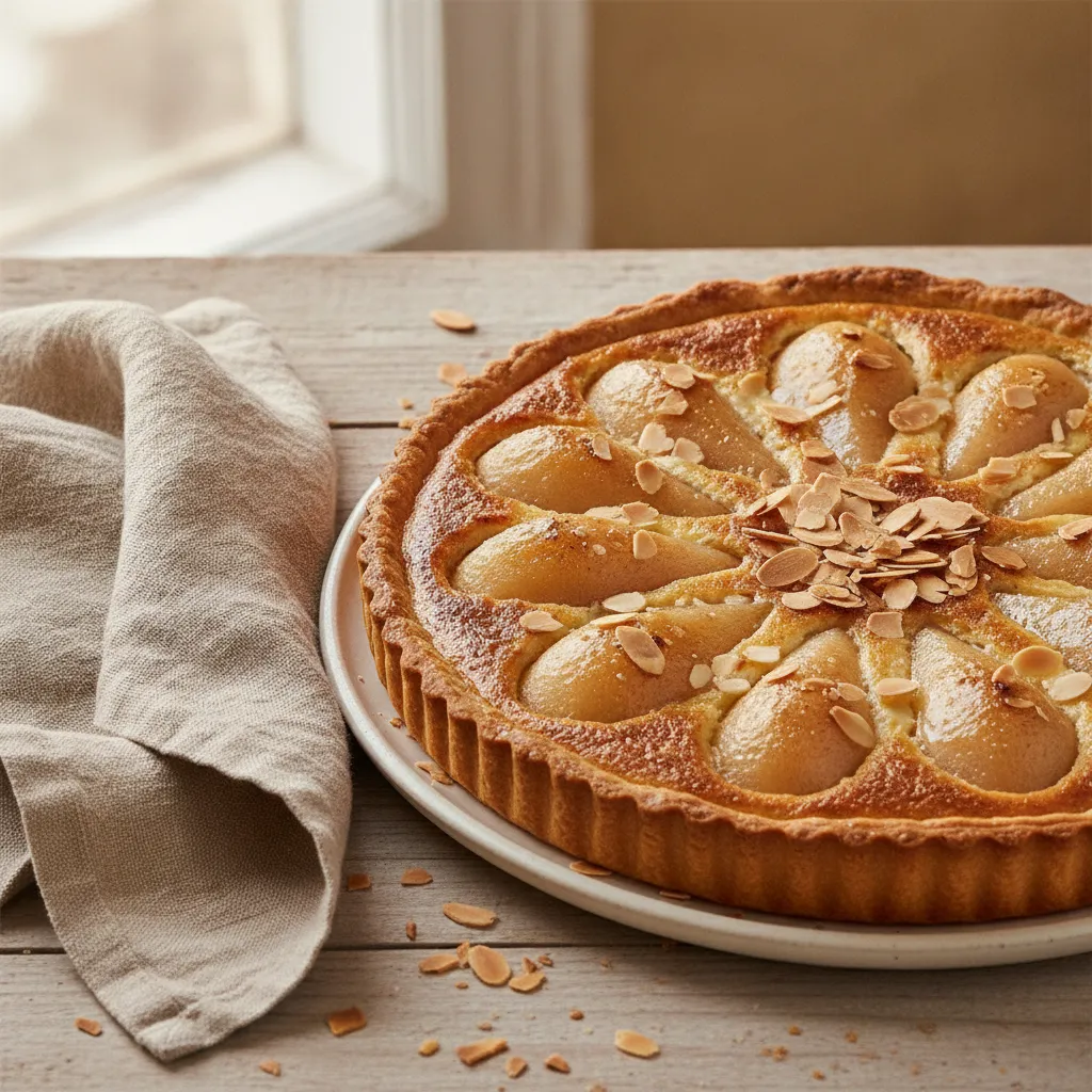 Tarte Bourdaloue aux poires