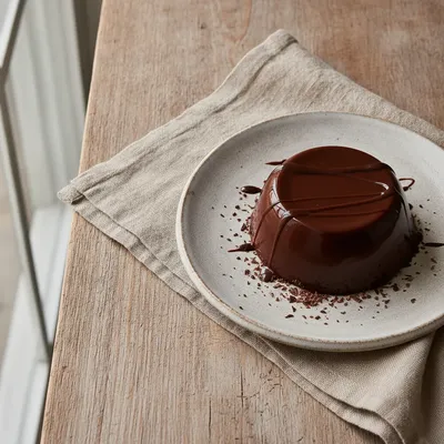 Panna cotta au chocolat