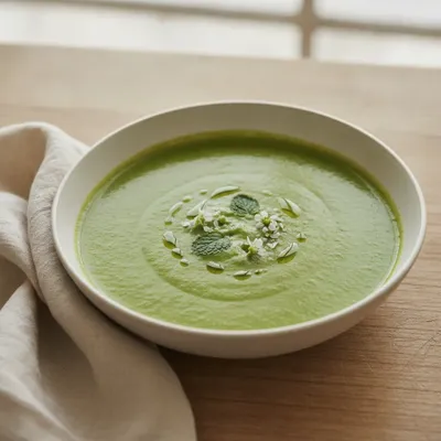 Velouté de petits pois