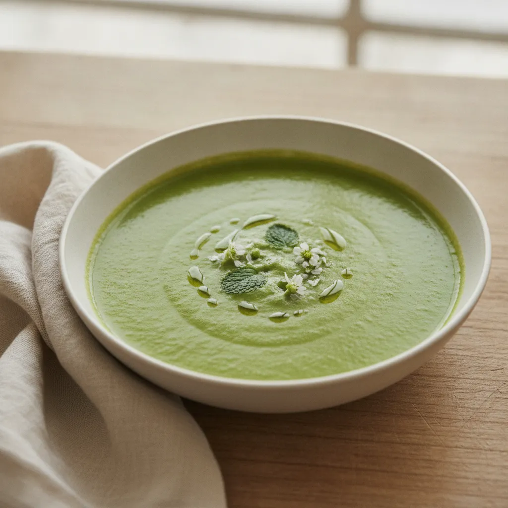 Velouté de petits pois