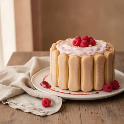 Charlotte aux framboises