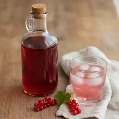 Sirop de groseille maison