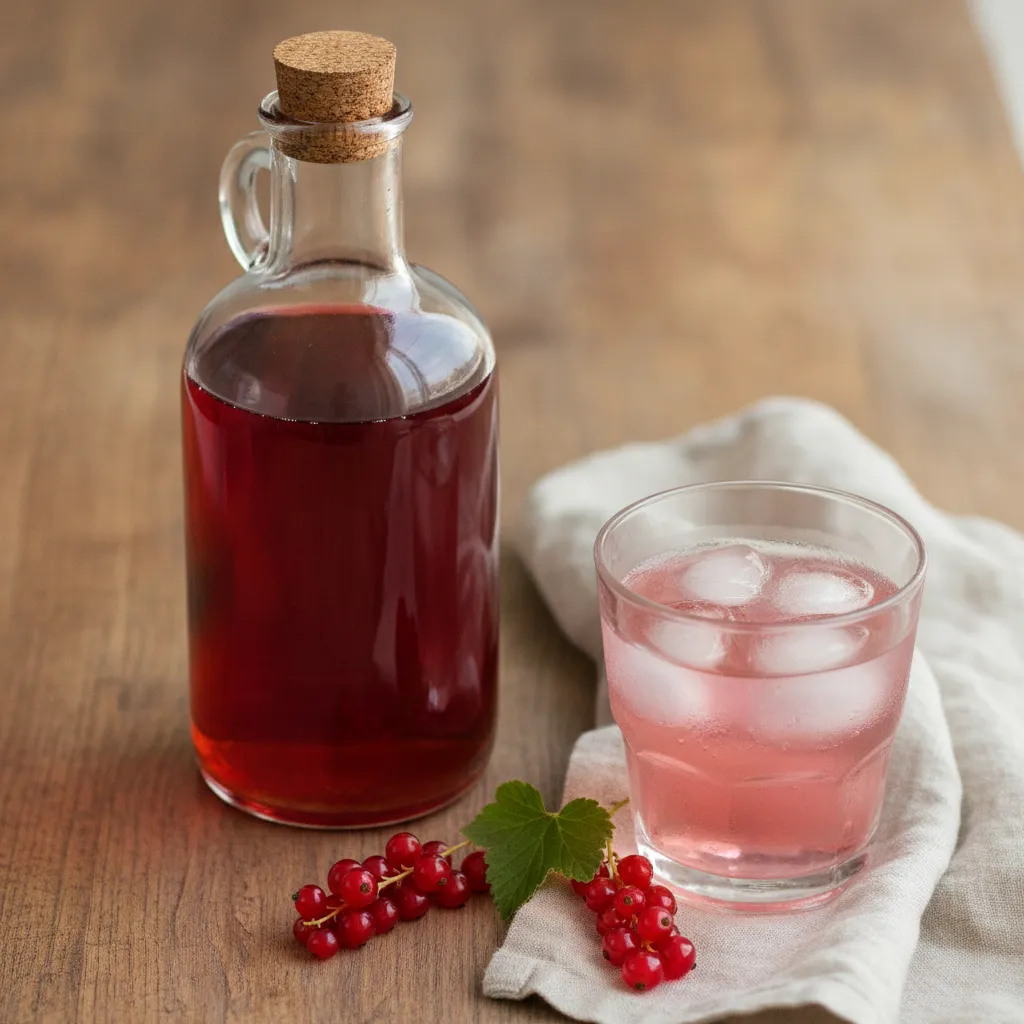 Sirop de groseille maison