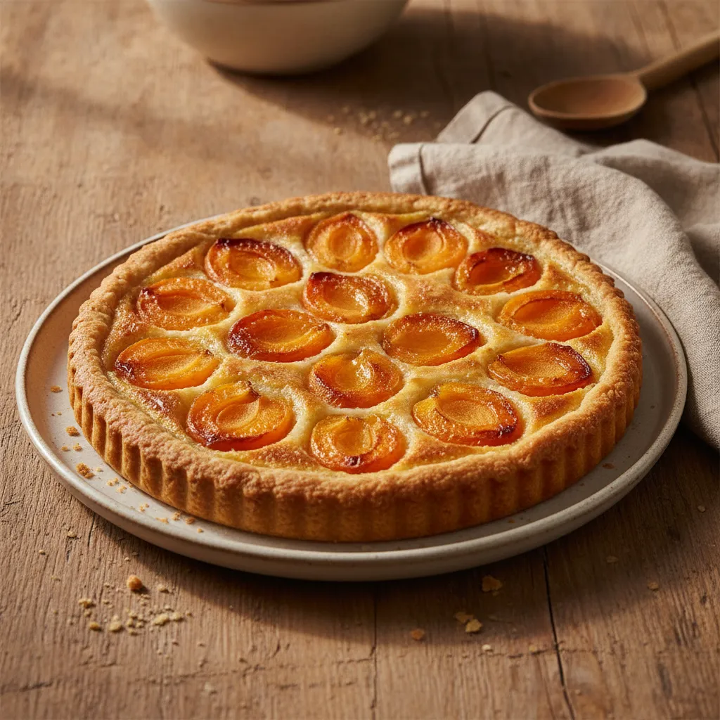 Tarte amandine aux abricots