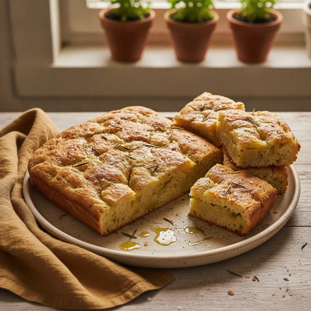 Focaccia à la pomme de terre