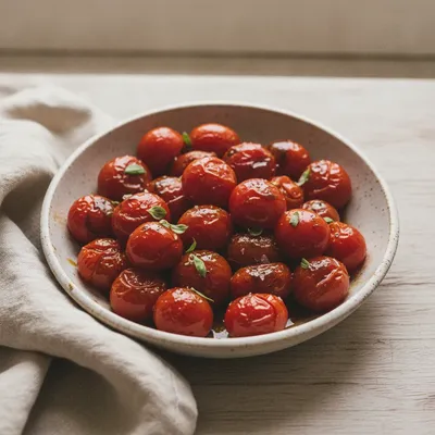 Tomates cerises rôties au balsamique