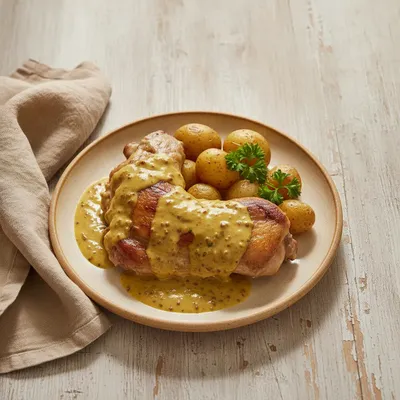 Lapin à la moutarde