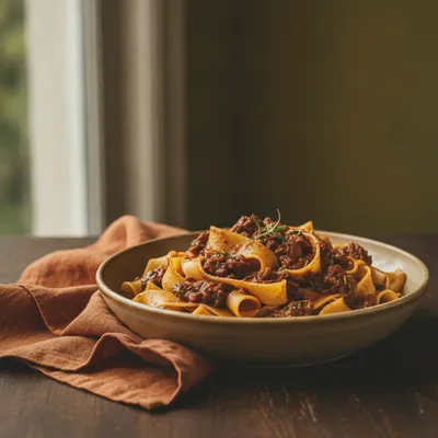 Pappardelle au ragù de canard