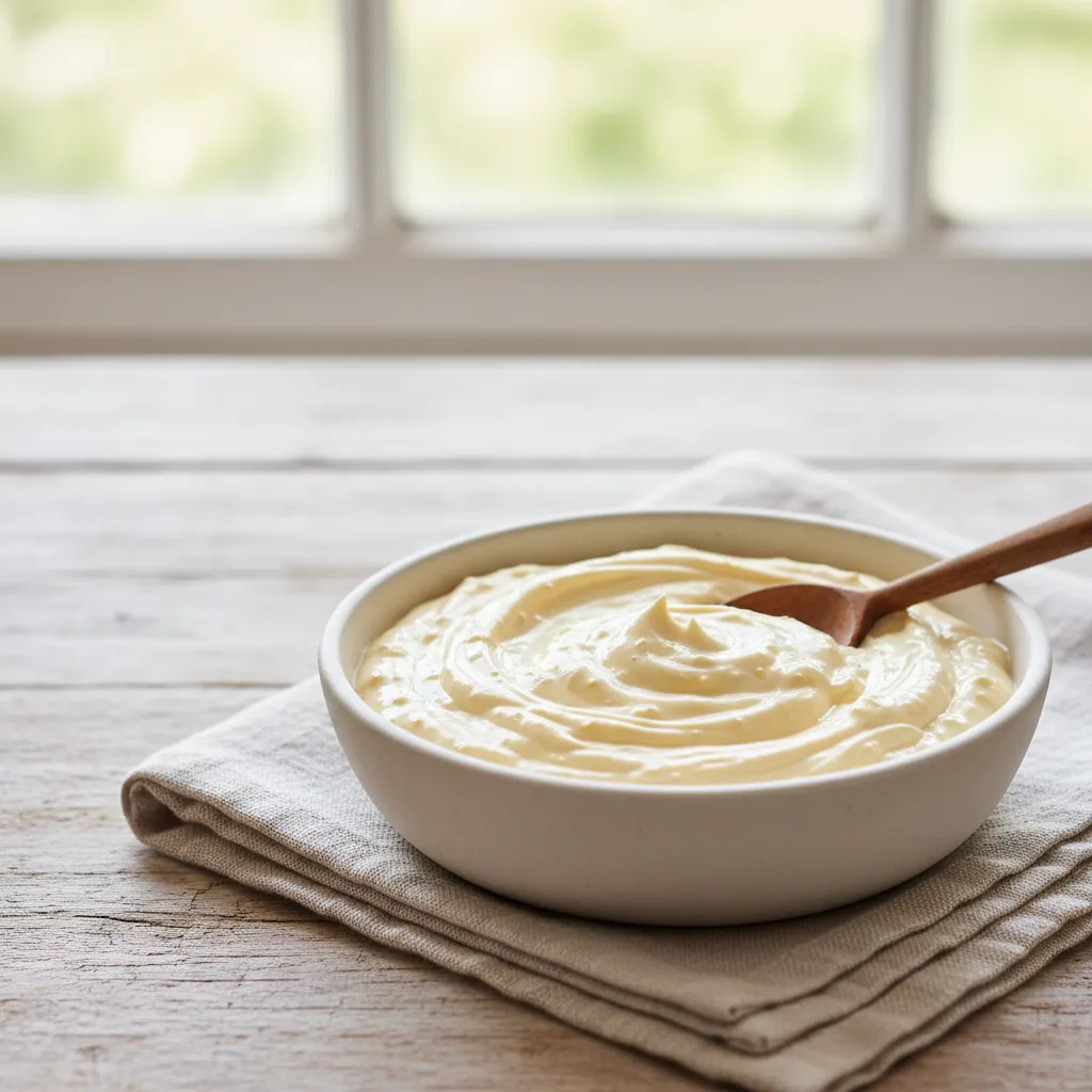 Mayonnaise légère aux œufs durs, sans huile